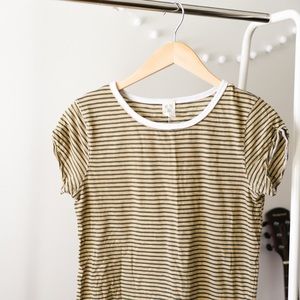 free people striped tee 🌿